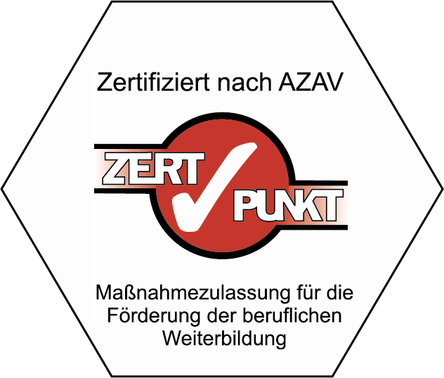 Logo: karriere tutor® wurde von ZERTPUNKT nach AZAV zertifiziert.